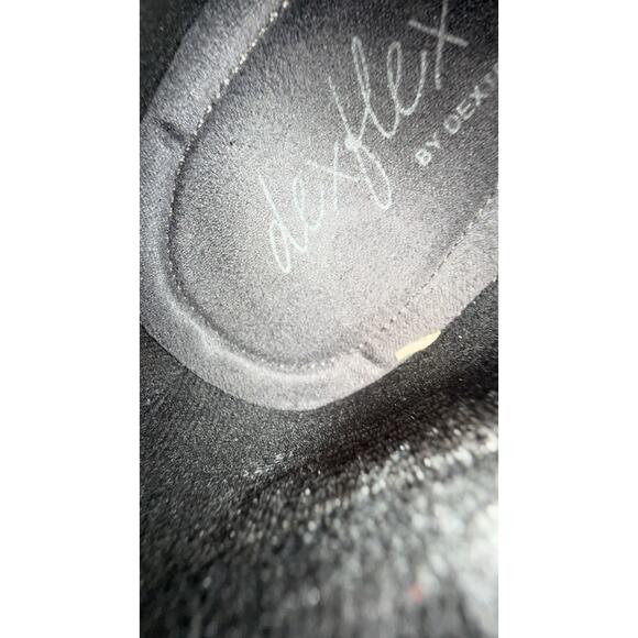 Dexflex Comfort Women Black & White Fabric Wedge Heel Cushion Comfort Pumps 11M - Picture 7 of 7